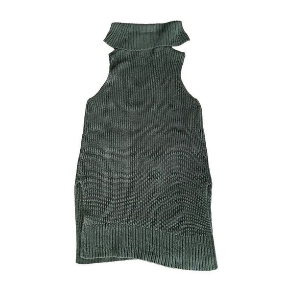 Moth Anthropologie Sweater Vest Turtleneck Wool Blend Large - Picture 2 of 5